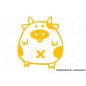 Наклейка   декор   PIG   (желтая)   (#HQ5)